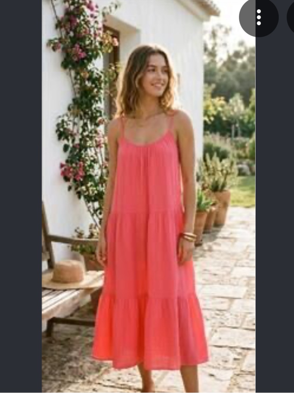 GUC Chelsea Gauze Ruby Dress, Medium